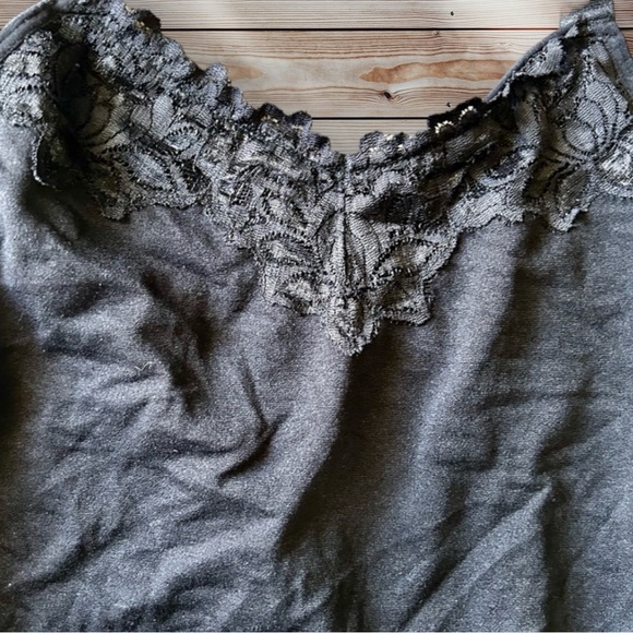 NEW stretchy OS black cami - Picture 2 of 3